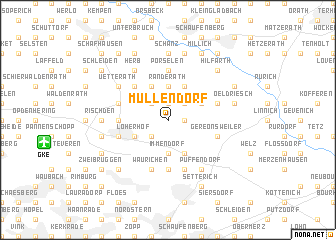 map of Müllendorf