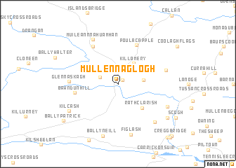 map of Mullennaglogh