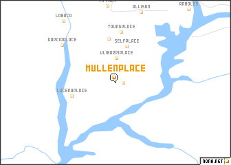 map of Mullen Place