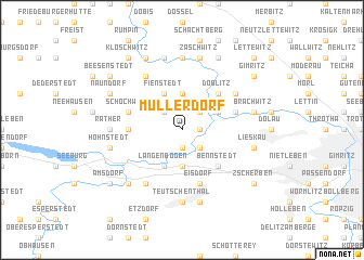 map of Müllerdorf