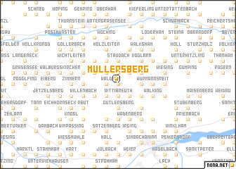 map of Müllersberg