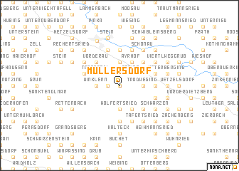 map of Müllersdorf