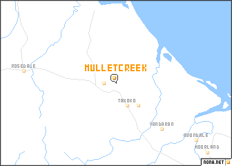 map of Mullet Creek