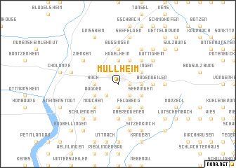 map of Müllheim