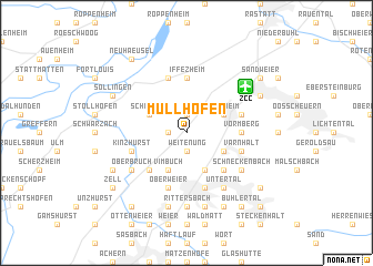 map of Müllhofen