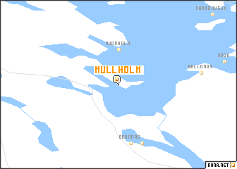 map of Mullholm