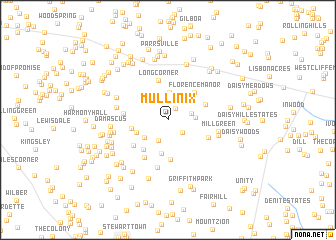 map of Mullinix