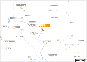 map of Mullins