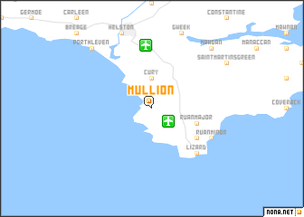 map of Mullion