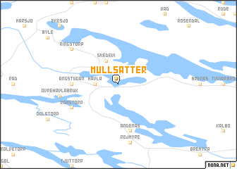 map of Mullsätter