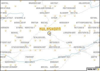 map of Mulmshorn