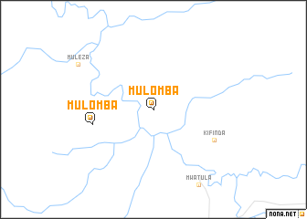 map of Mulomba