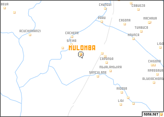 map of Mulomba