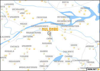 map of Mulombe