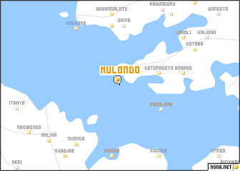 map of Mulondo