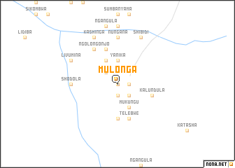 map of Mulonga