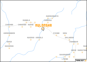 map of Mulonsha