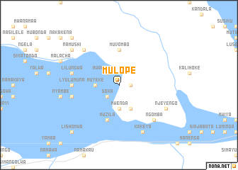 map of Mulope