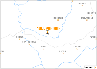 map of Mulopo-Kiana