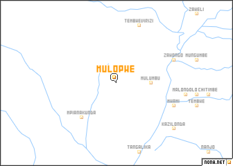 map of Mulopwe