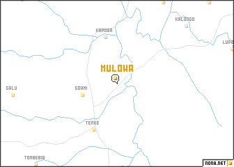 map of Mulowa