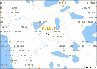 map of Mulozi