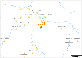 map of Mulozi