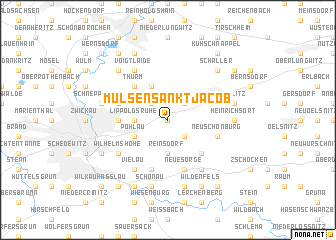 map of Mülsen Sankt Jacob