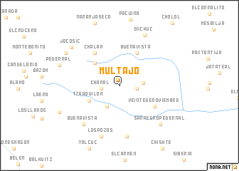 map of Multajo