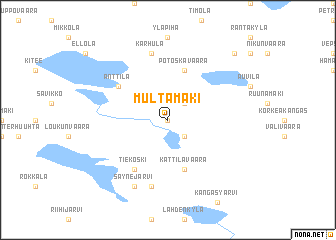 map of Multamäki