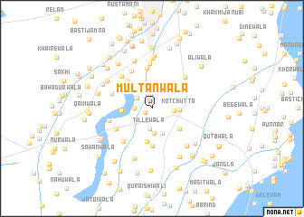 map of Multānwāla