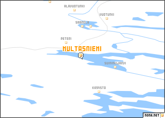 map of Multasniemi