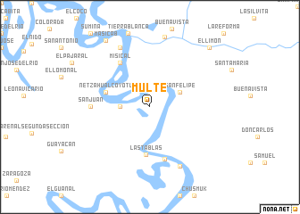 map of Multé