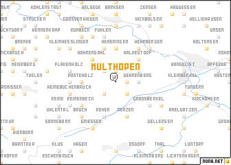 map of Multhöpen