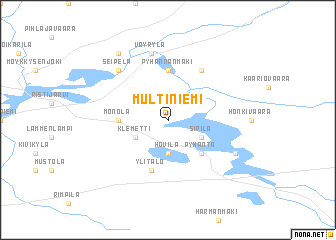 map of Multiniemi