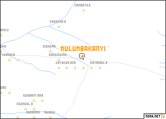 map of Mulumbakanyi