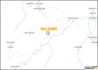 map of Mulumba