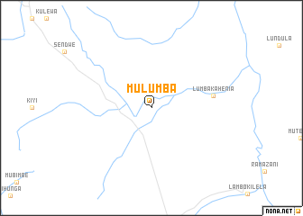 map of Mulumba