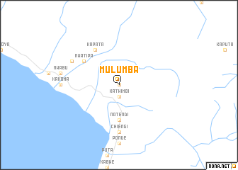 map of Mulumba