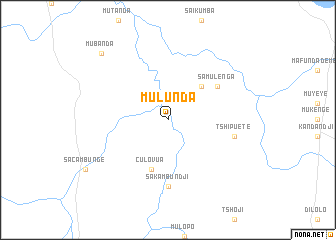 map of Mulunda