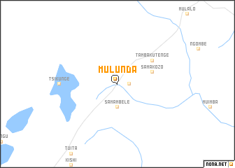 map of Mulunda