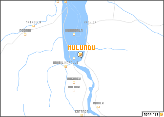 map of Mulundu