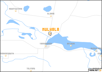 map of Mulwala