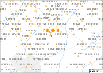 map of Mulwāni