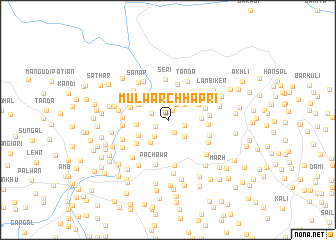 map of Mulwār Chhapri