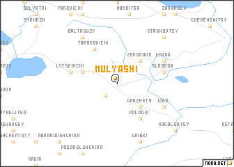 map of Mulyashi