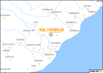 map of Mulyoharjo