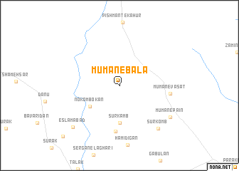 map of Mūmān-e Bālā