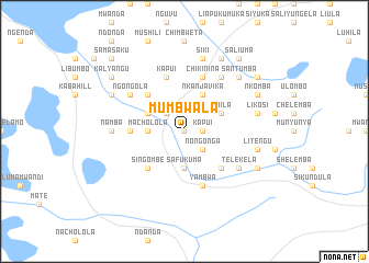 map of Mumbwala