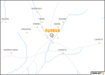 map of Mumbwa